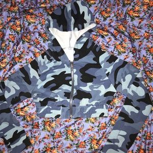 blue camo 2 piece set